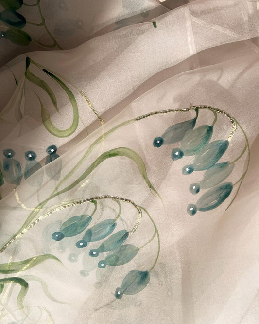 Persian Lily Organza Saree