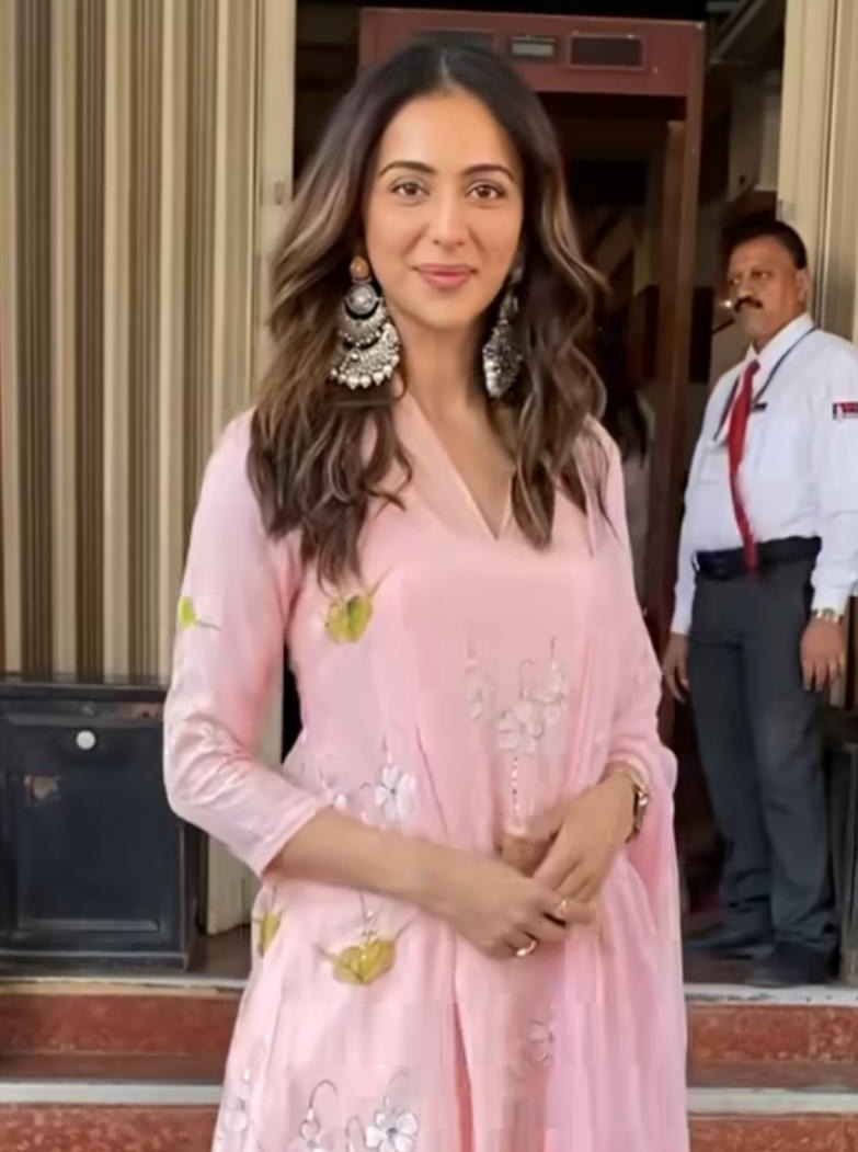 Dunalia’s on Rosepink Silk Kurta