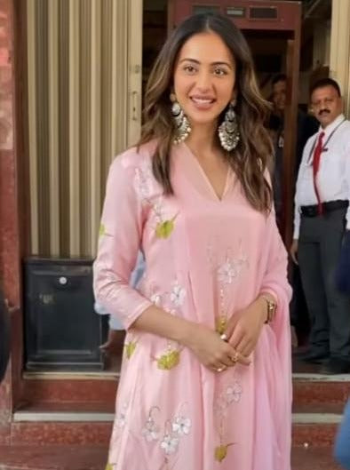 Dunalia’s on Rosepink Silk Kurta