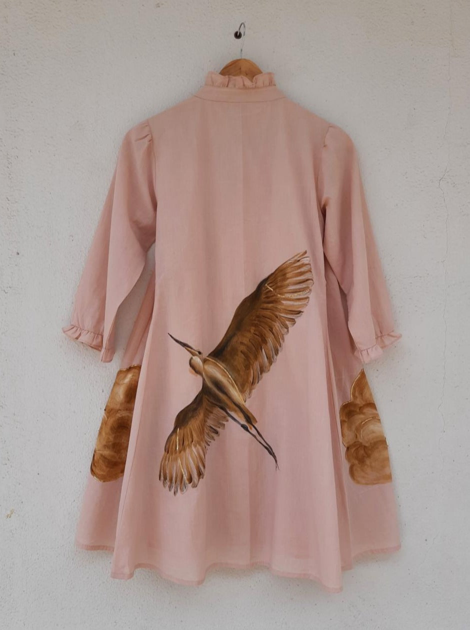 The Little Egret – hand painted by PICCHIKA