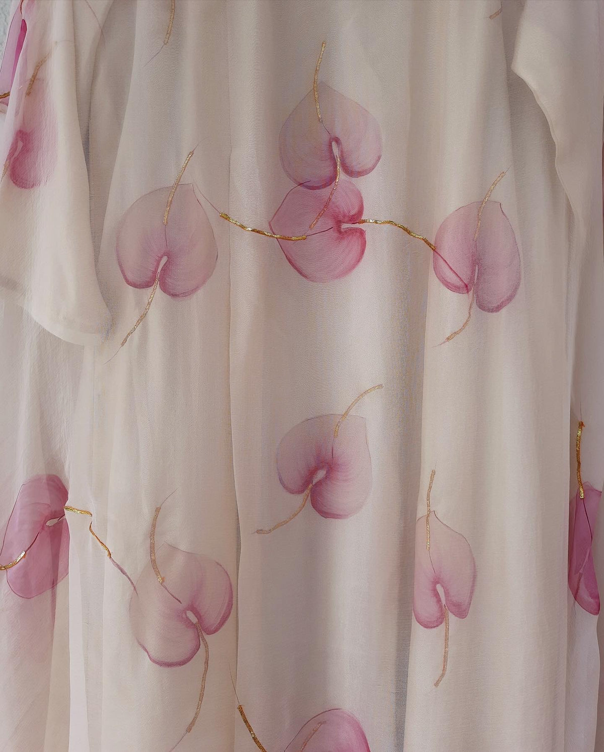 Soft pink anthuriums
