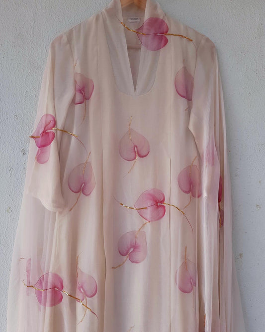 Soft pink anthuriums