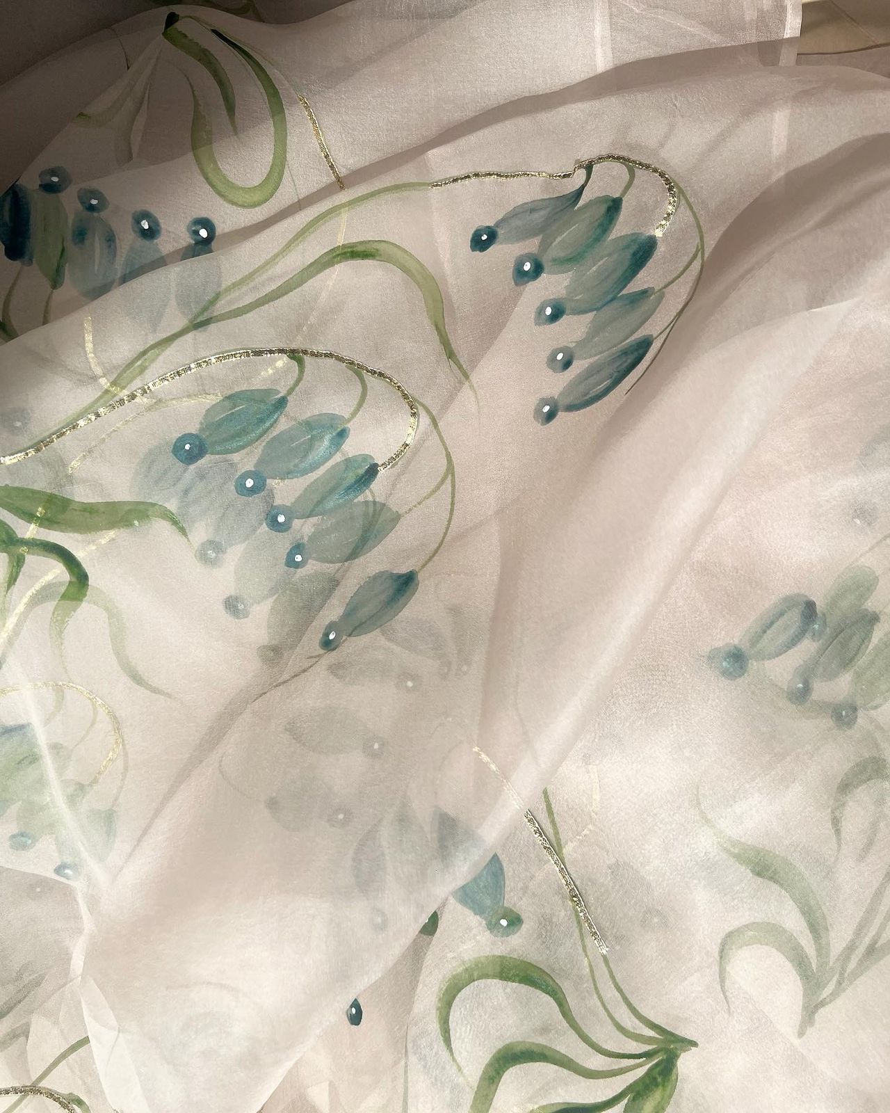 Persian Lily Organza Saree