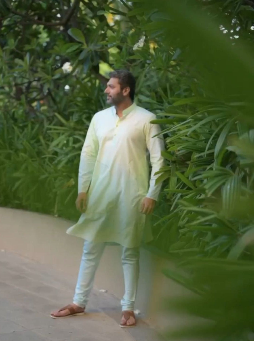 The Dreamy Pastel - Aqua Blue Mens Kurta