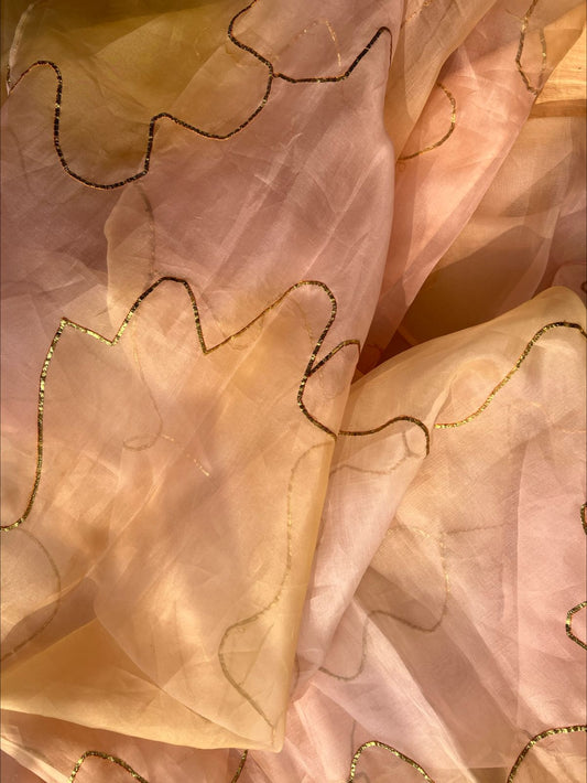 Dreamy Pastel in Mango & Blush Pink