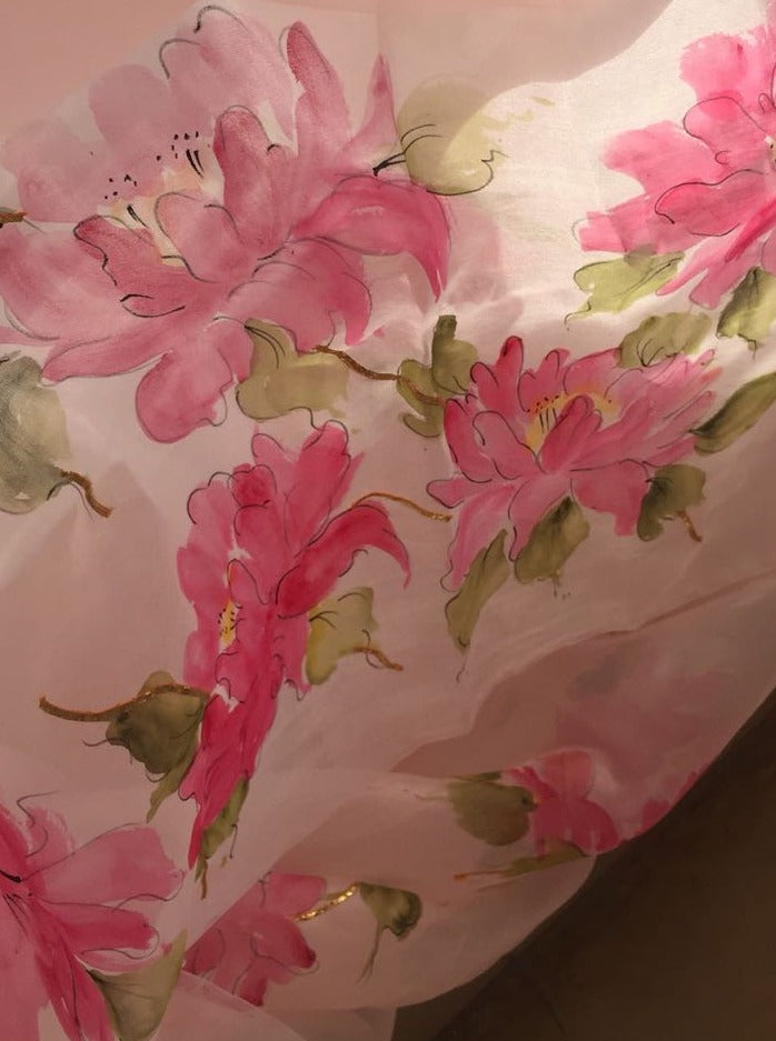 Pink on Pink Saree