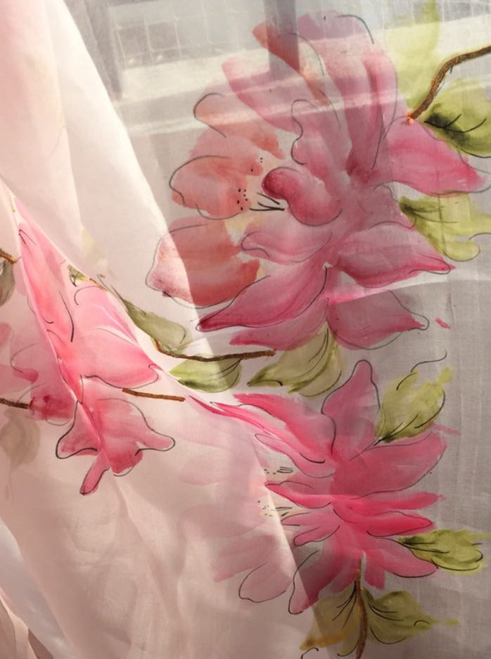 Pink on Pink Saree