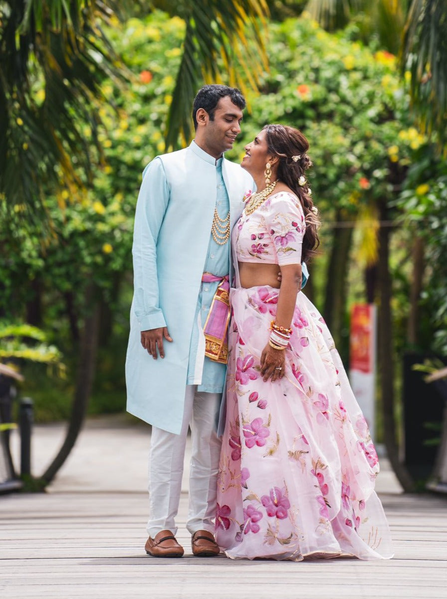 South Indian North Indian Wedding Dress For Bride And Groom